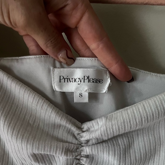 Privacy Please Ribbed Top - Picture 4 of 4